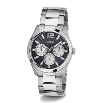 Guess Men's Wristwatch Zen Stainless Steel Silver GW0707G1