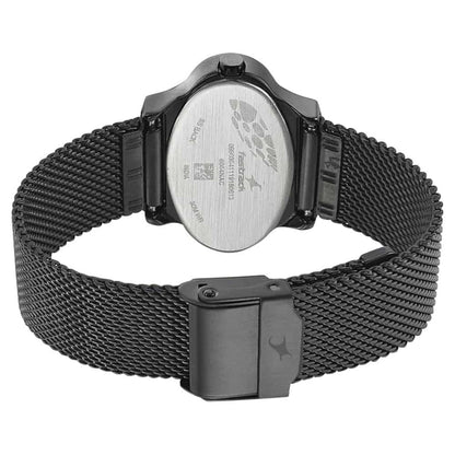NR6004QM01 BLUE DIAL STAINLESS STEEL STRAP WATCH