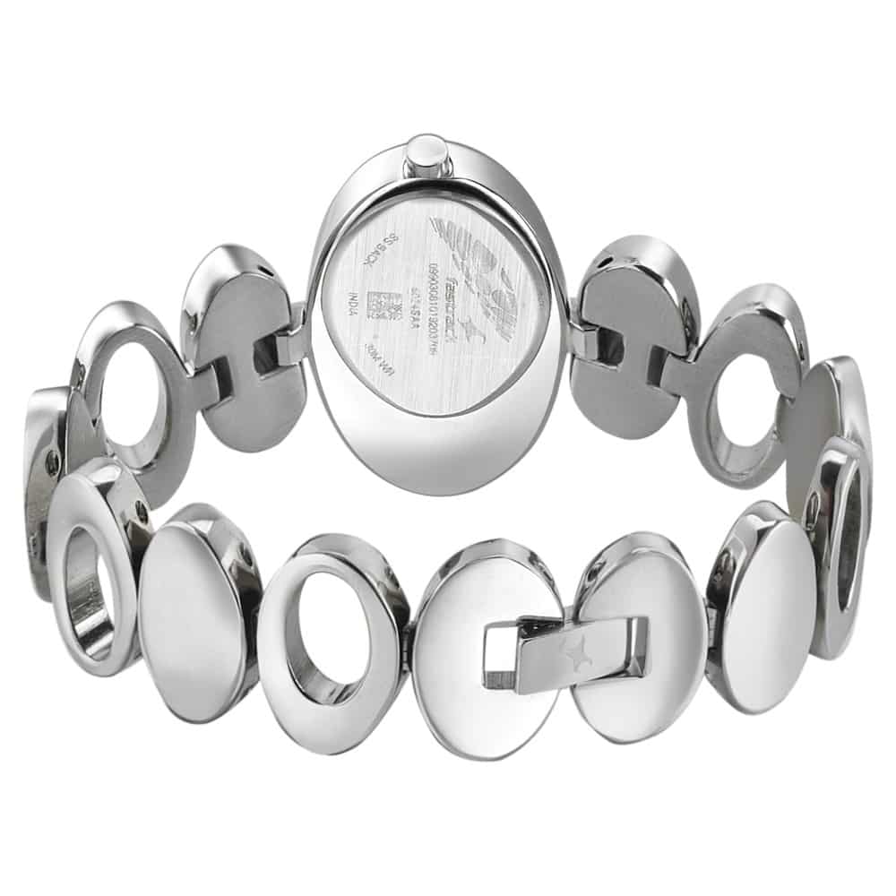 NR6024SM02 WHITE DIAL STAINLESS STEEL STRAP WATCH