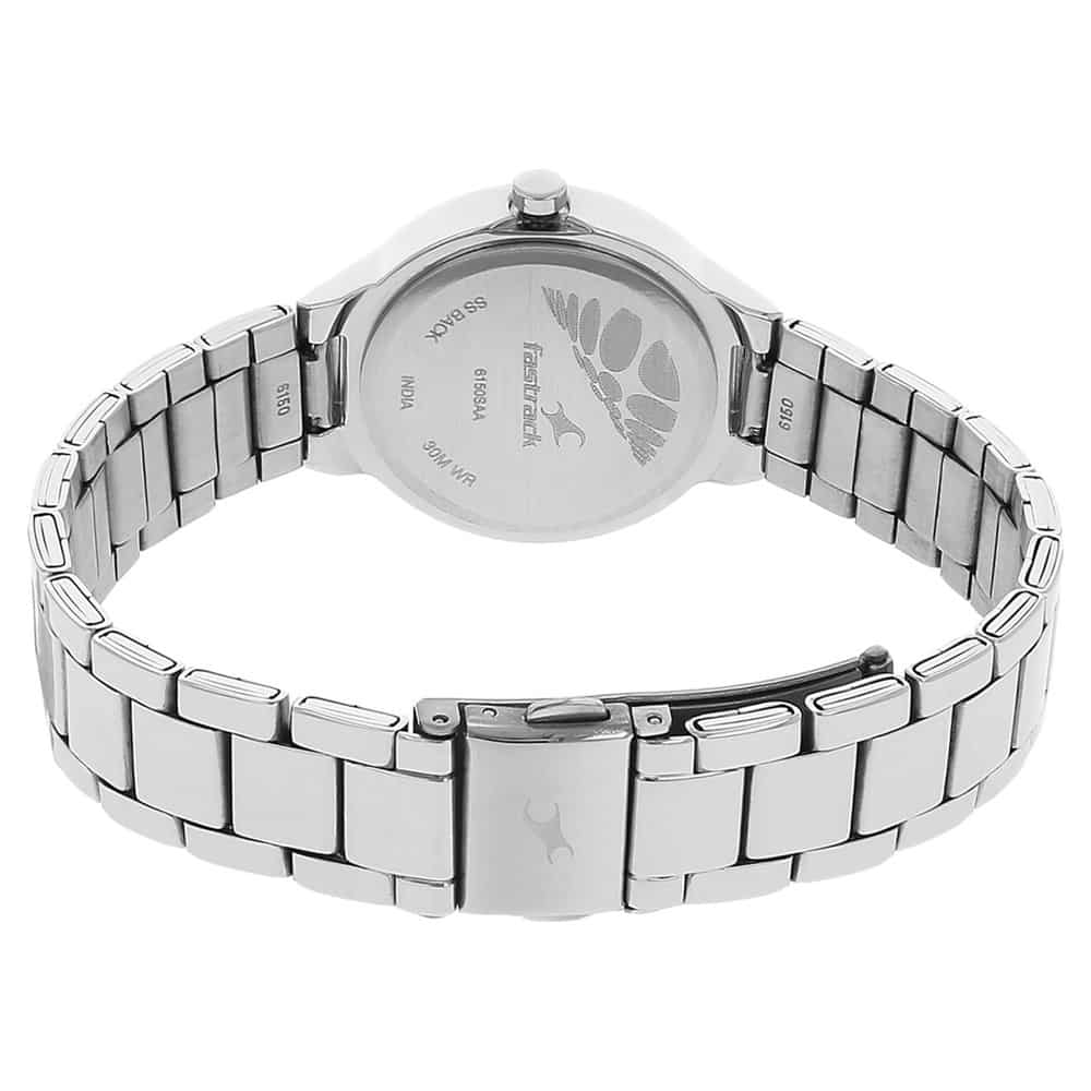 NR6150SM01 CHECKMATE GREY DIAL STAINLESS STEEL STRAP WATCH