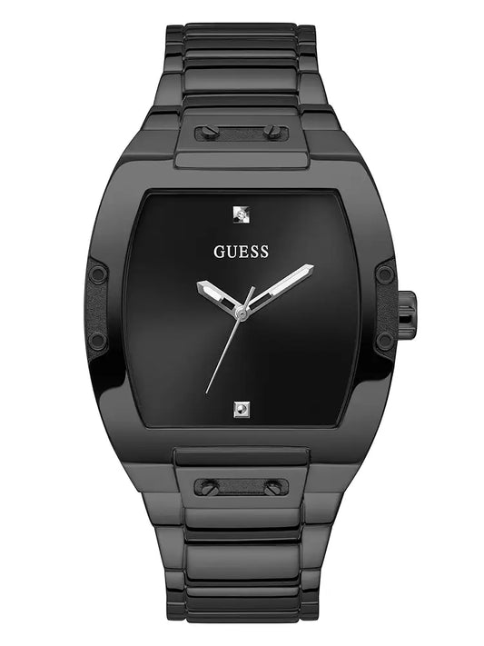 GUESS 43 MM Black Stainless Steel Analog Watch for Men - GW0387G3