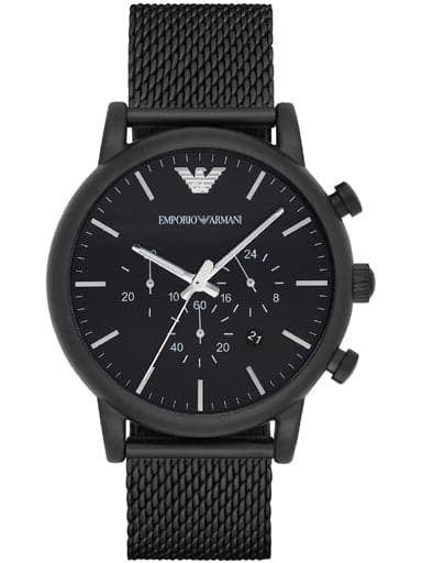 Emporio Armani Men'S Sport Chronograph Stainless Steel Bracelet Watch