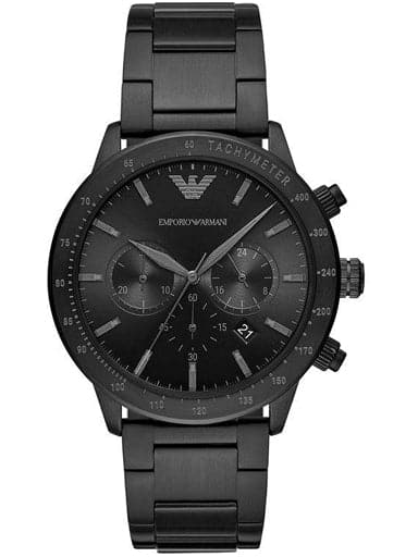 Emporio Armani Mario Analog Black Dial Men'S Watch