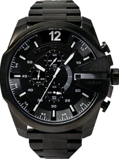 Diesel Mega Chief Round Black Dial Men'S Watch Dz4283