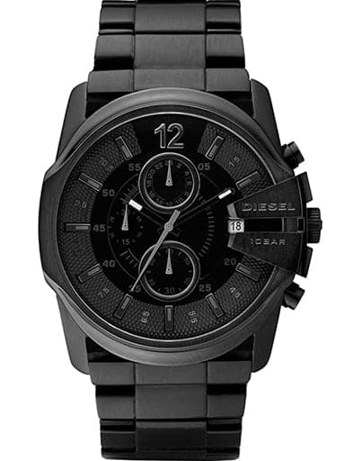 Diesel Master Chief Round Analog Black Dial Watch