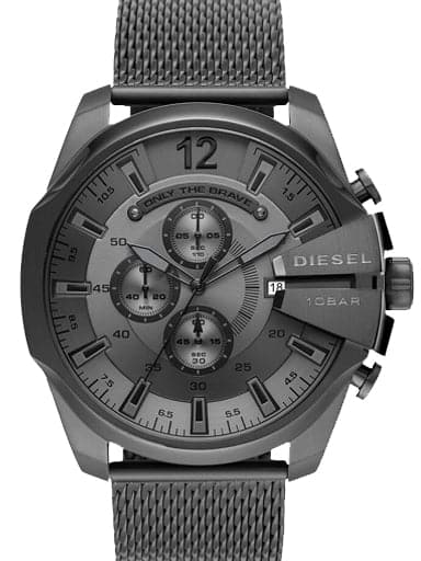 Diesel Analog Grey Dial Chrono Men'S Watch