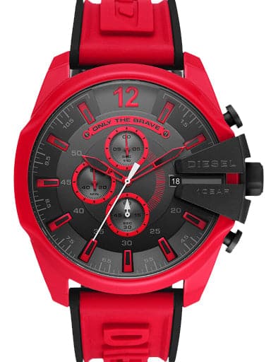 Diesel Round Chronograph Black Dial Men Watch