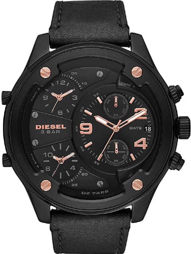Diesel Mens Boltdown Black Dial Chronograph Watch