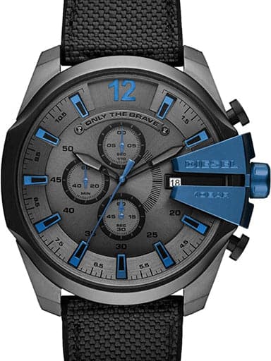 Diesel Mega Chief Analog Grey Dial Men'S Watch