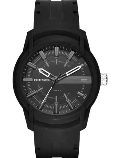 Diesel Armbar Round Analog Black Dial Men Watch