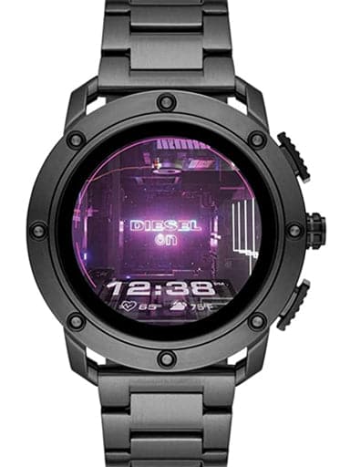 Diesel Axial Digital Black Dial Men'S Metal Watch