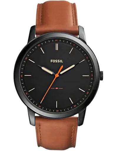 Fossil The Minimalist Slim Three-Hand Light Brown Leather Watch