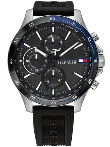 Tommy Hilfiger Black Dial Analog Watch For Men