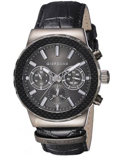 Giordano Analog Black Dial Men'S Watch 1779-01