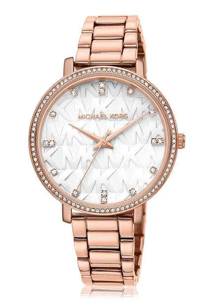 Michael Kors Analog White Dial Women's Alloy Watch-Mk4594