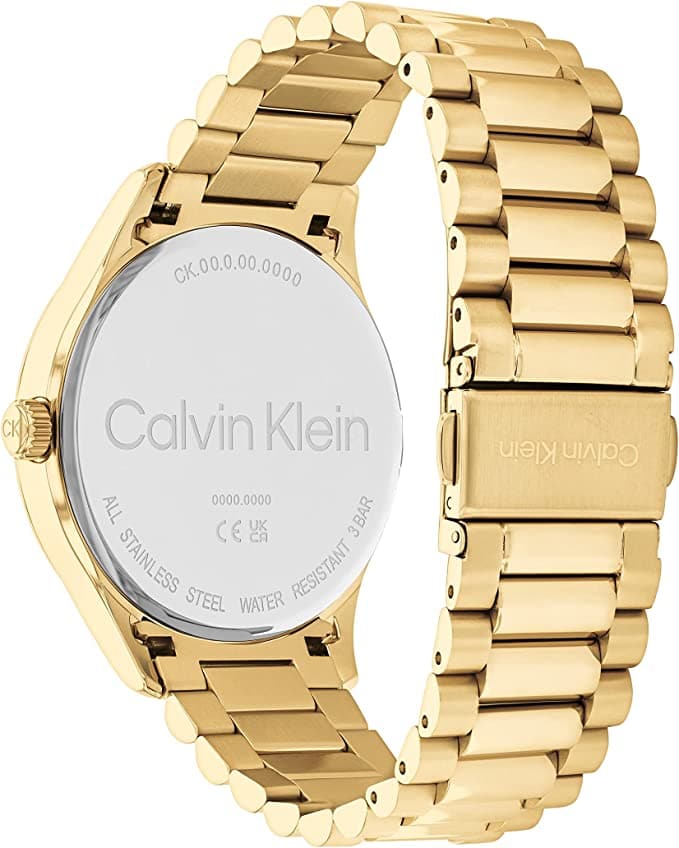 Calvin Klein Ck Iconic Green Dial Stainless Steel Analog Unisex Watch - 25200229