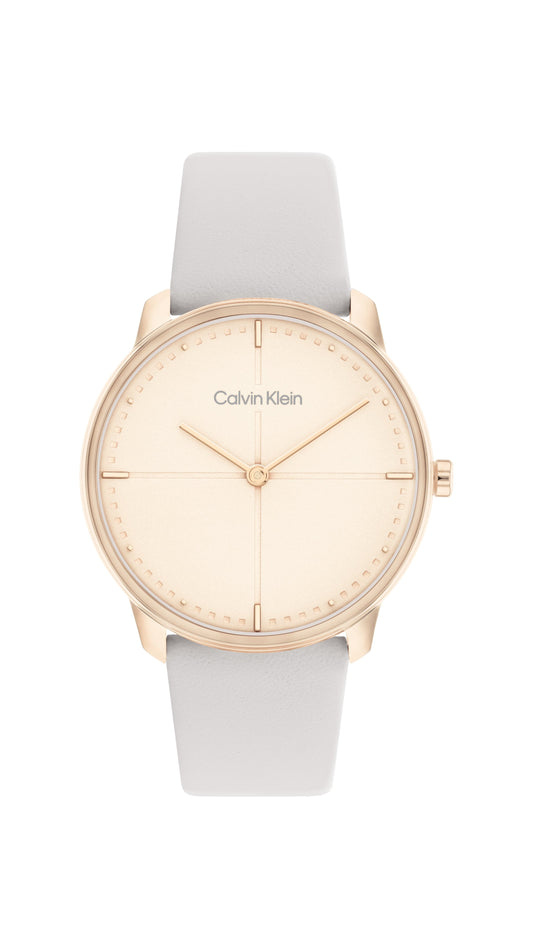 Calvin Klein Unisex Quartz Leather 25200162