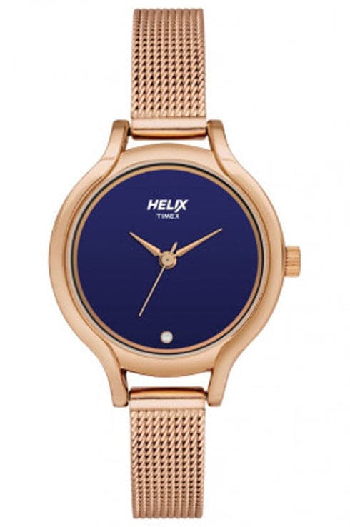 Helix Tw027Hl13 Blue Dial Women'S Watch