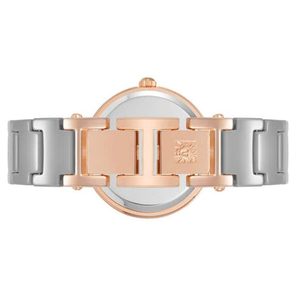 Anne Klein Grey Dial Analog Watch for Women NEAK1018TPRG