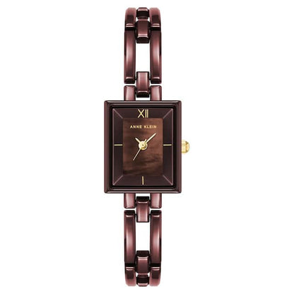 Anne Klein Quartz Analog Brown dial Ceramic Strap Watch for Women AK4080BNBN