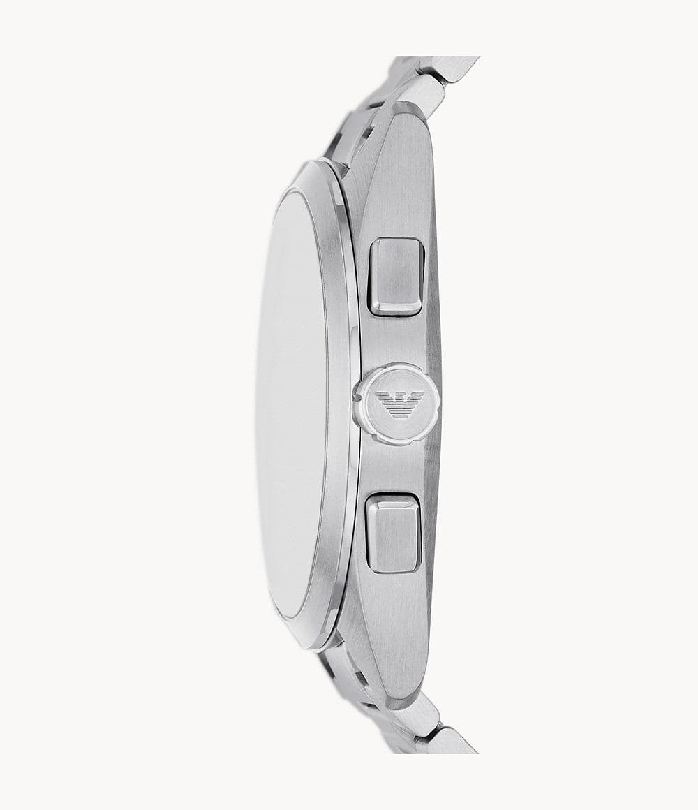 Emporio Armani Chronograph Gunmetal Stainless Steel Watch AR11480I