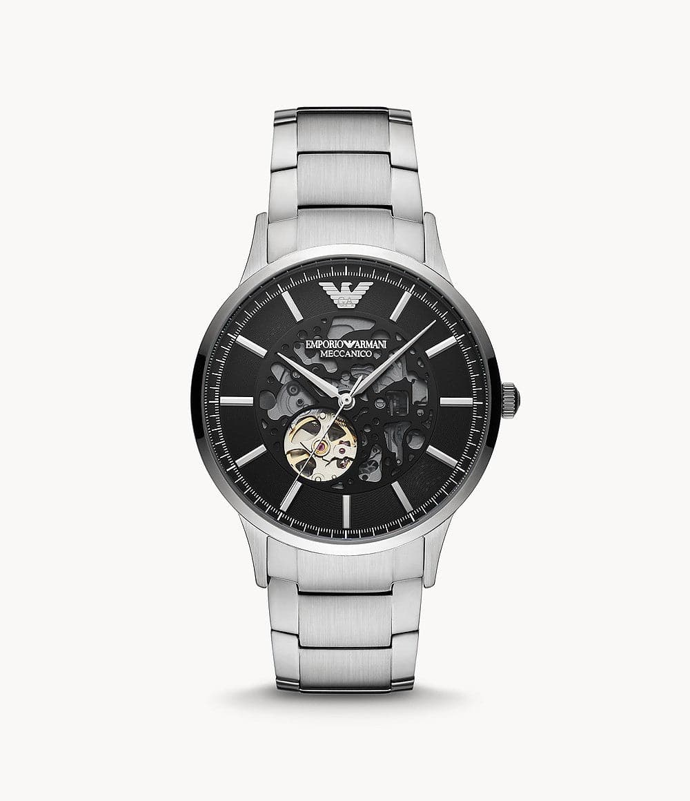 Emporio Armani Automatic Stainless Steel Watch AR60055