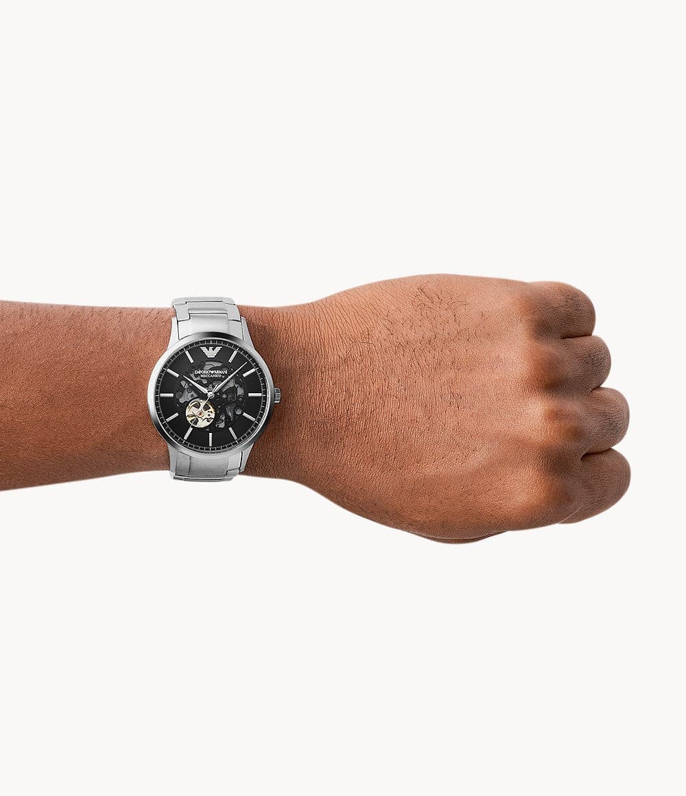 Emporio Armani Automatic Stainless Steel Watch AR60055