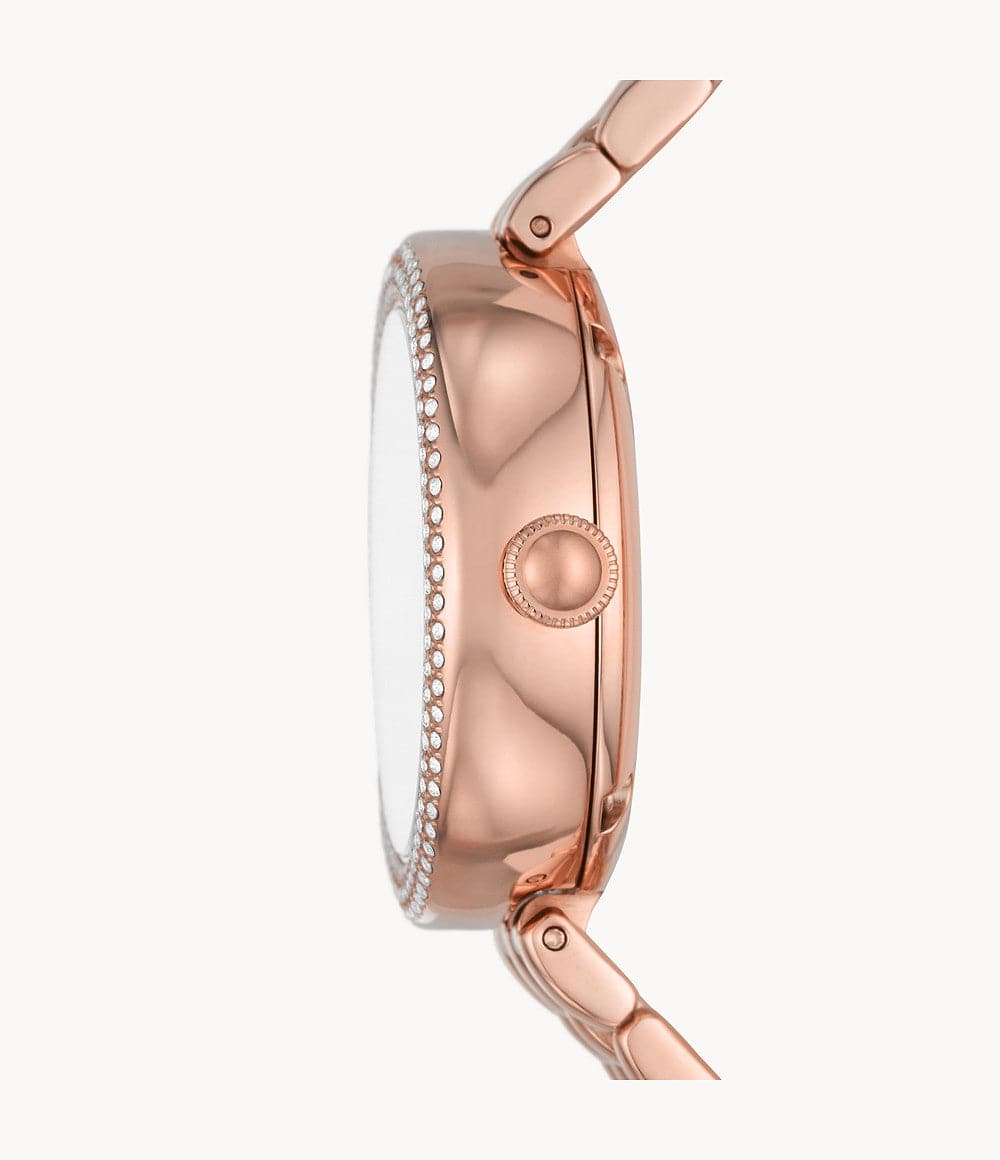Emporio Armani Automatic Rose Gold Stainless Steel Watch AR60065