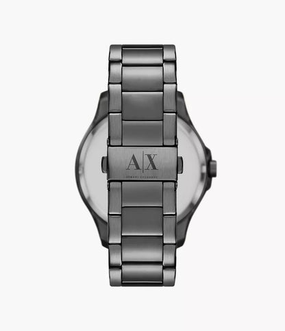 Armani Exchange Chronograph Gunmetal Stainless Steel Watch-AX2454I