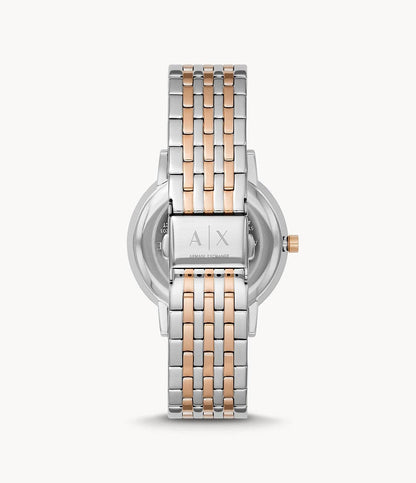 Armani Exchange Three-Hand Two-Tone Stainless Steel Watch AX5580I