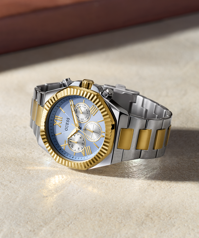 GUESS Mens 2-Tone Multi-function Watch