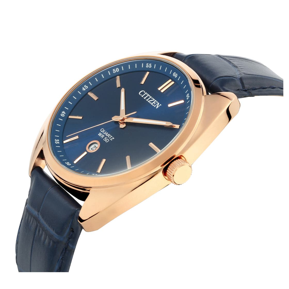 CITIZEN QUARTZ GENTS WATCH BLUE DIAL - BI5093-01L