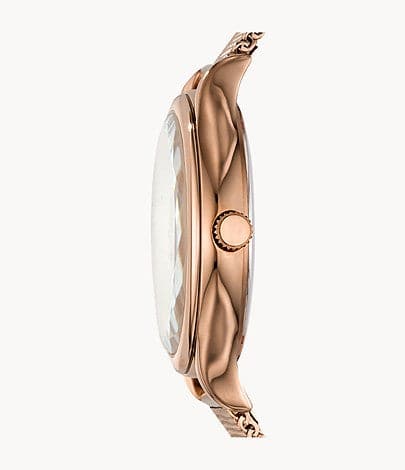 FOSSIL Laney Three-Hand Rose Gold-Tone Stainless Steel Watch BQ3392I