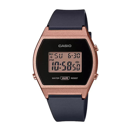 Casio Vintage Series Digital Rose Gold Dial Unisex-Adult Watch D214