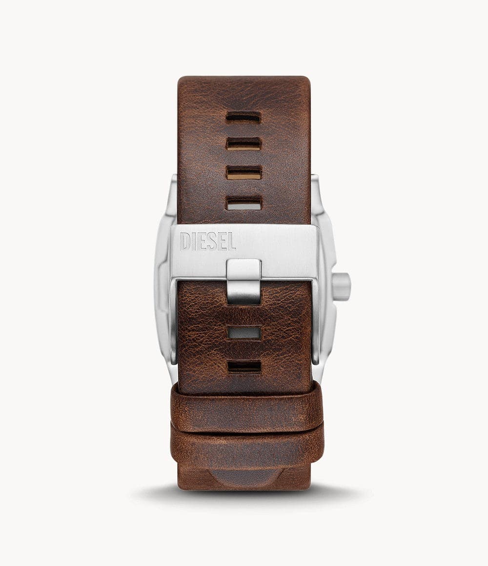DIESEL Cliffhanger Three-Hand Brown Leather Watch DZ1998