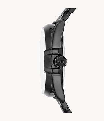 Diesel MS9 Three-Hand Date Black-Tone Stainless Steel Watch DZ2161I