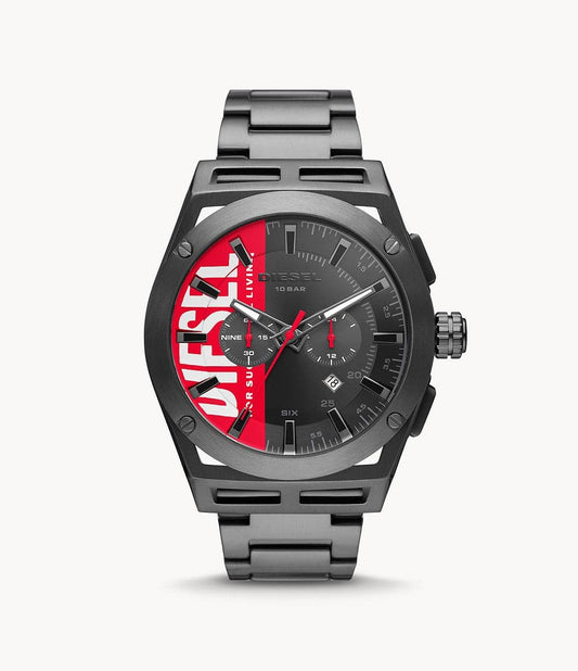 Diesel Timeframe Chronograph Gunmetal-Tone Stainless Steel Watch DZ4598I
