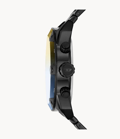 Diesel Spiked Chronograph Black-Tone Stainless Steel Watch DZ4609i