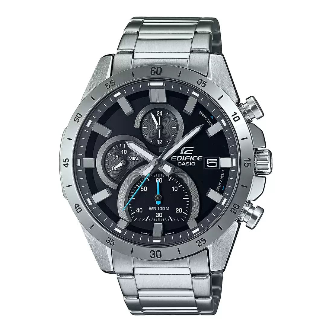 Casio Edifice Silver Chronograph - Men'S Watch Ed512