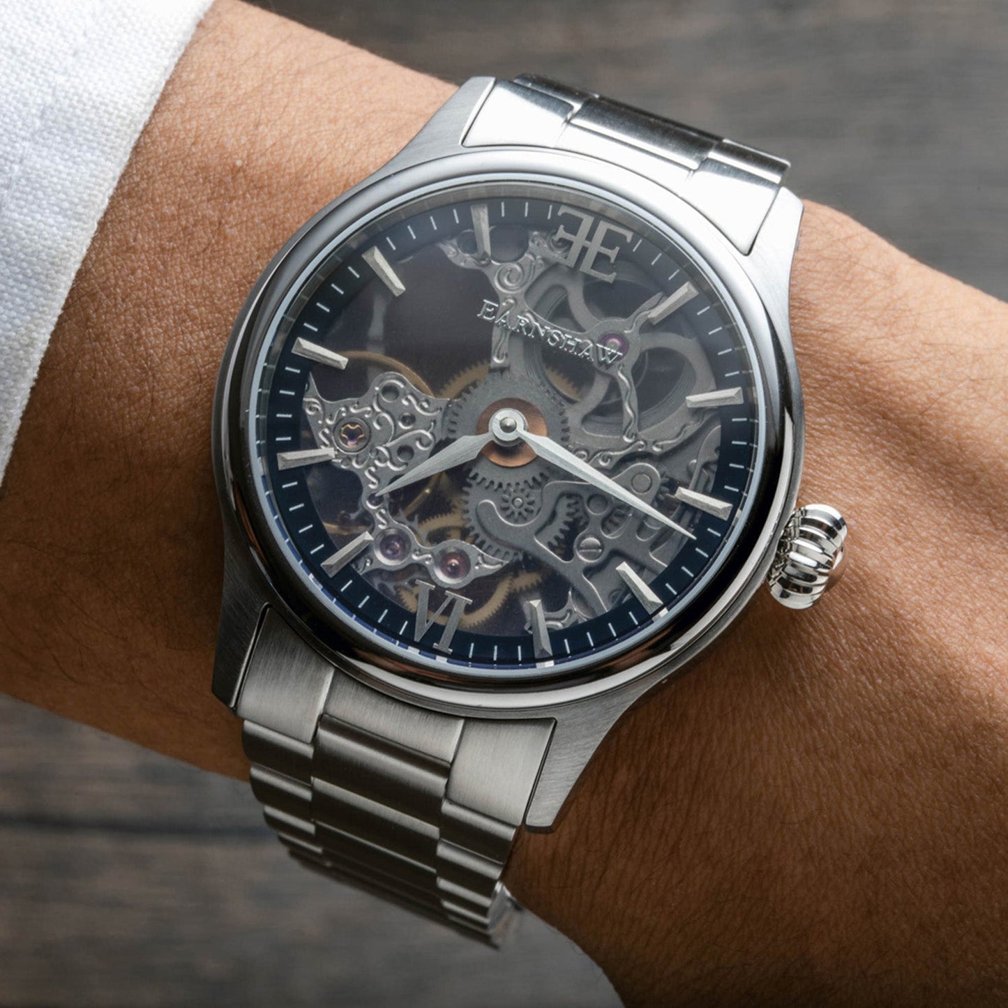 Mechanical Skeleton 17 Jewels Men's Watch - ES-8061-11