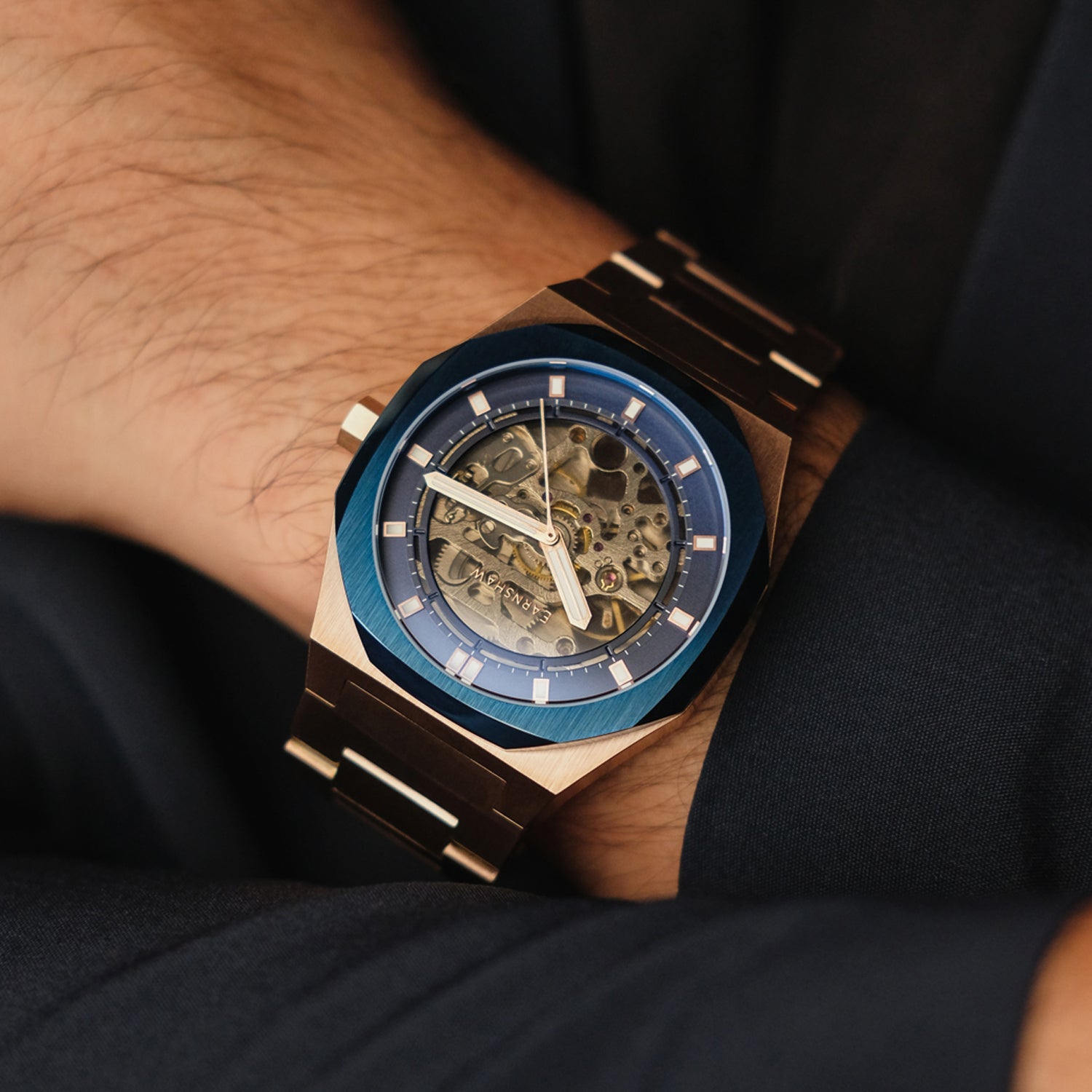 Drake Skeleton Automatic Men's Watch -  ES-8142-88