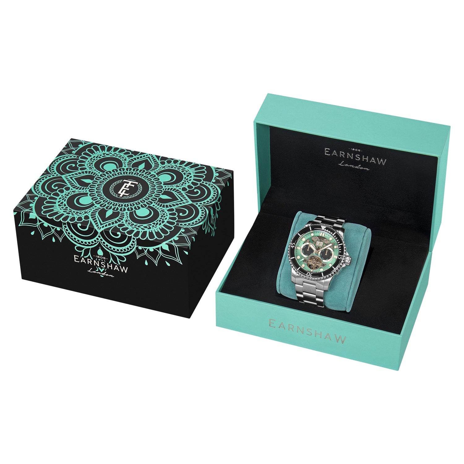Duncan Grand Date Open Heart Diwali Multifunction Men's Watch -  ES-8174-DD