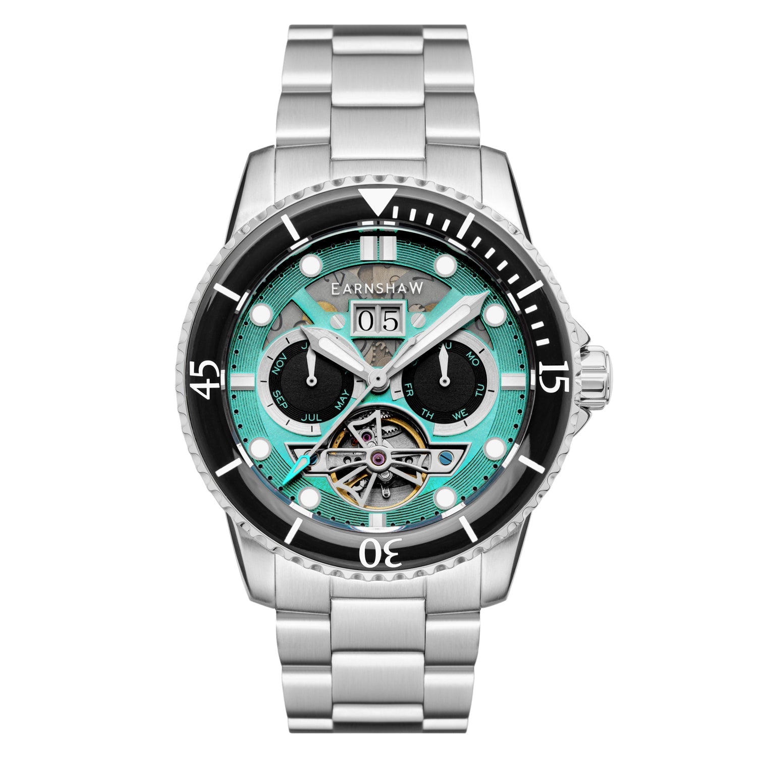 Duncan Grand Date Open Heart Diwali Multifunction Men's Watch -  ES-8174-DD