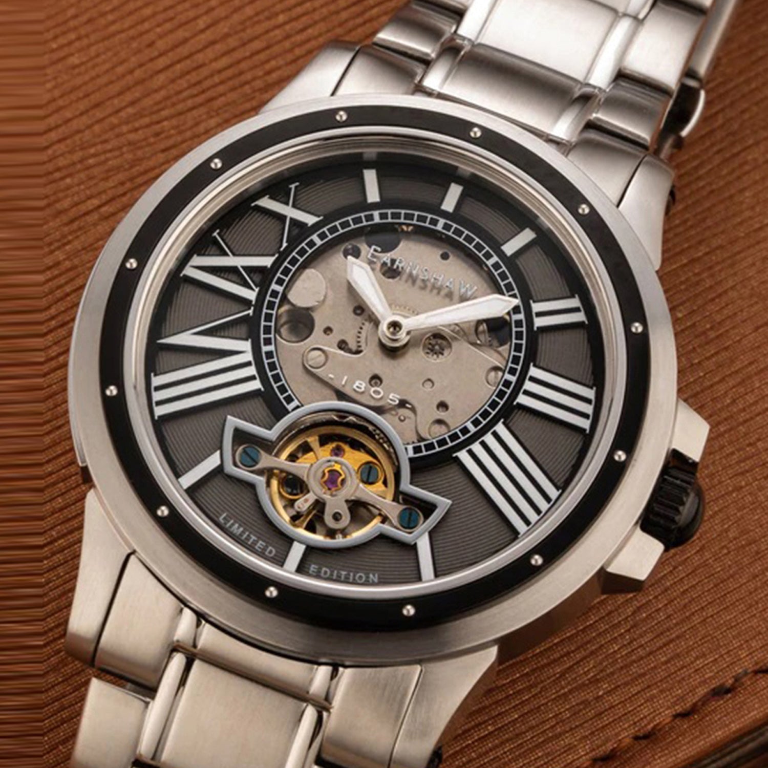 Limited Edition Automatic Open Heart Men's Watch - ES-8244-44
