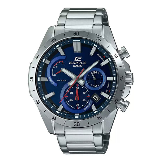 Casio Edifice Blue Chronograph - Men'S Watch Ex541