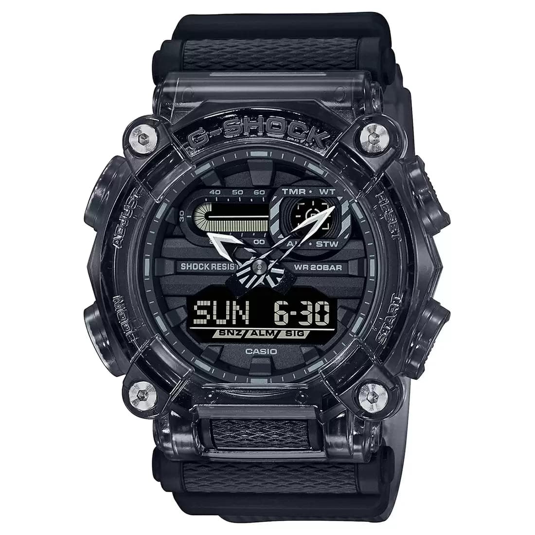 Casio Ga-900Ske-8Adr(G1101) Skeleton Series Analog-Digital Men'S Watch