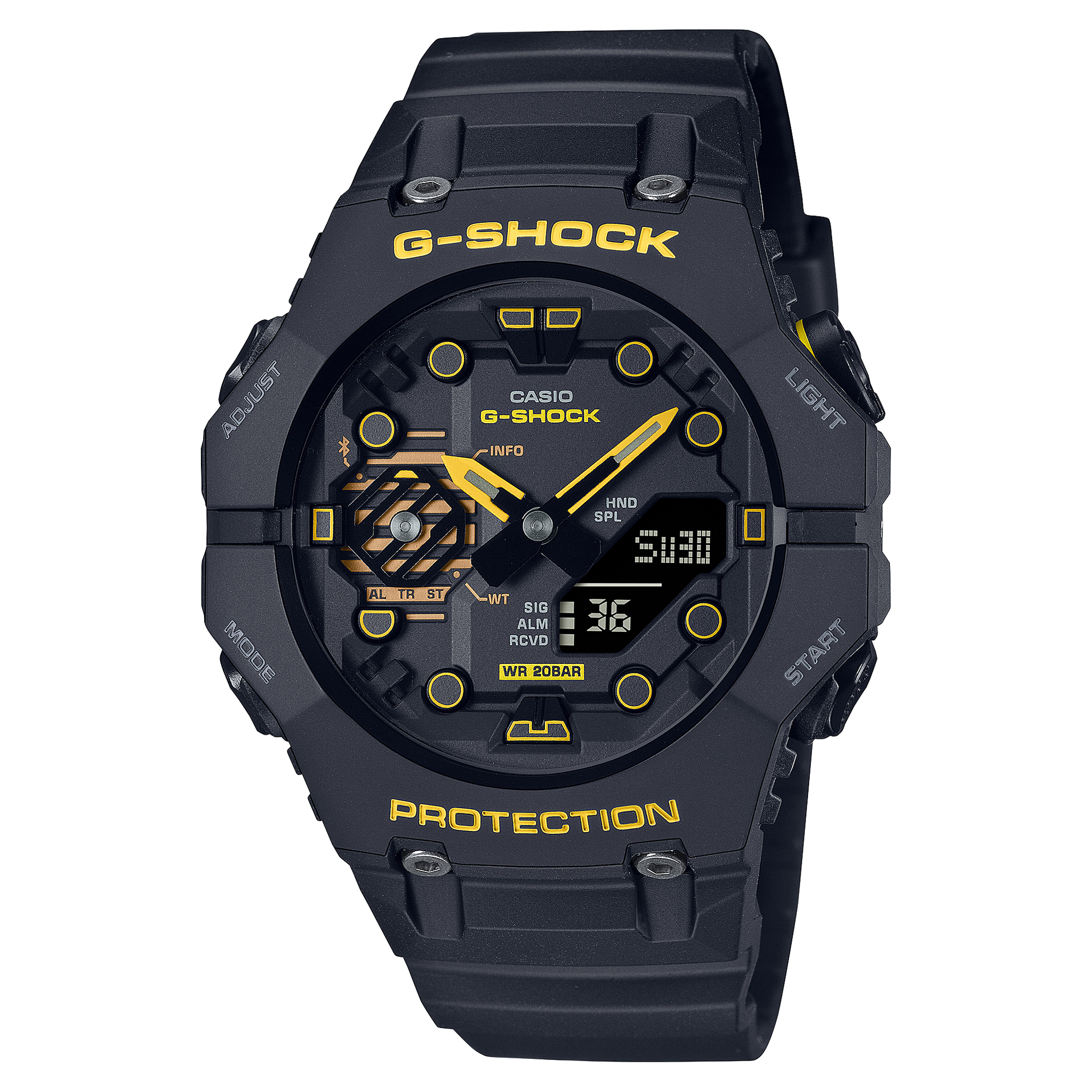 G-Shock Analog Digital Black Resin Band Watch GAB001CY-1A