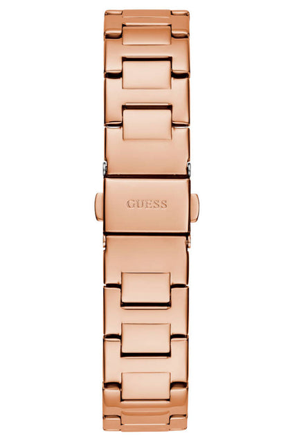 GUESS  Female Rose Gold Analog Stainless Steel Watch GW0615L3