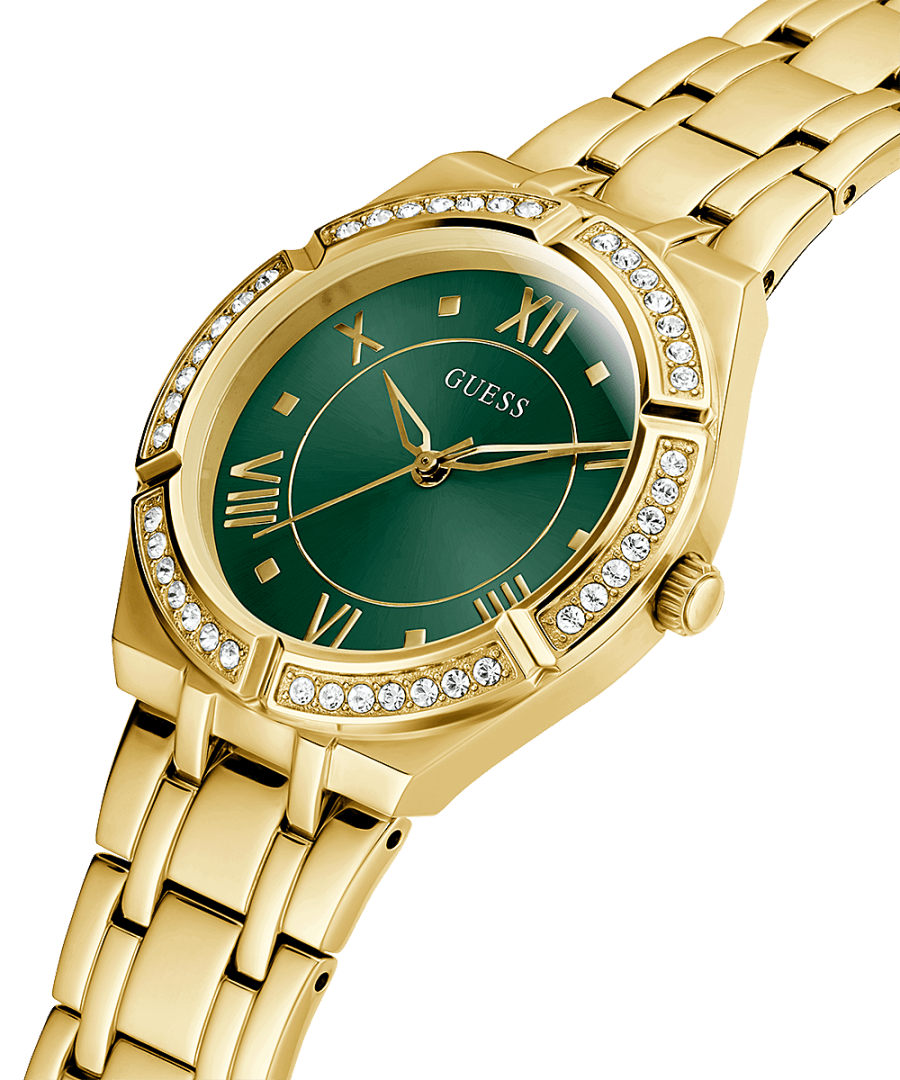 GOLD TONE CASE GOLD TONE STAINLESS STEEL WATCH