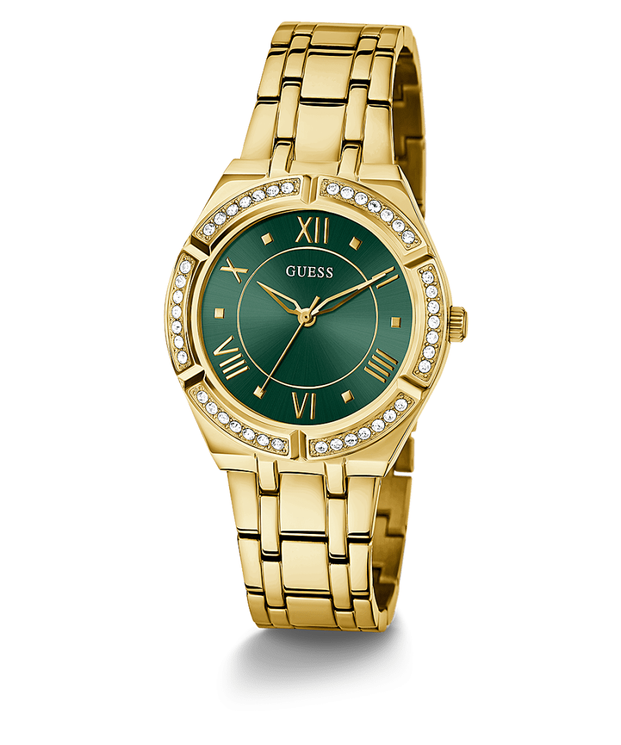 GOLD TONE CASE GOLD TONE STAINLESS STEEL WATCH